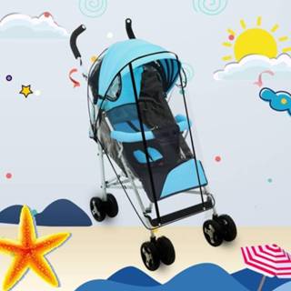 👉 Kinderwagen transparant transparante small klein baby's kinderen Adjustable Cover Voor Golf Carts Baby Strollers And Wheelchairs To Provide beschermend From Rain Wind en Mist even mosquito(Transparant food grade size straight line mode) 6922906903022