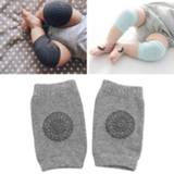 Grijs antislip baby's kinderen One Pair Anti-slip Children Baby Crawling Walking Knee Guard Elbow Protecting Pads(licht Grijs) 6922737012559 6473431781543