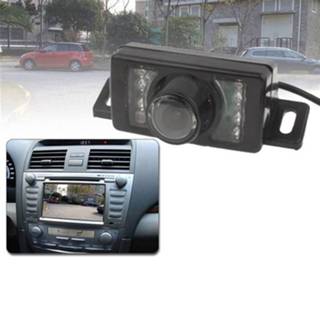 👉 Camera steun zwart LED Sensor Car Rear View Support Kleur Lens/120 Degrees Viewable / Waterdicht & Night functie (E350)(zwart) 6922444359077