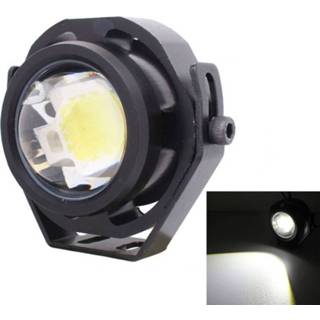 👉 Zeshoek wit zwart 10W 500LM (wit) licht 6500K COB LED Wired Hexagon Eagle Eyes Car Fog Lamp Wire Lengte:35cm DC 12-24V(zwart) 6922716930454