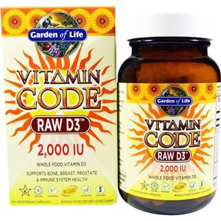👉 Vitamin Code - Raw D3- 2.000 IU (60 Vegetarian Capsules) - Garden of Life