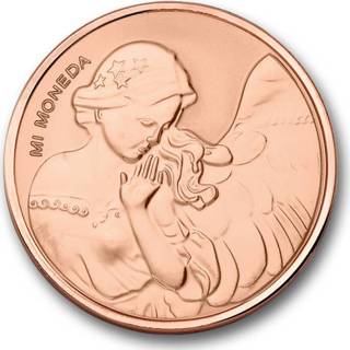 Mi Moneda Angel Heart Rosegold Plated Munt staal vrouwen small active MImon-ang-03-s MON-ANG-03 Staal vrouwen small active Mi Moneda MON-ANG-03 Angel & Heart Rosegold Plated Munt 8719116004360
