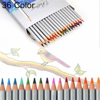 👉 Kleurplaat houten Professional Art Sketch Kleuring Books Drawing Vibrant Kleurs 36-color Kleured Pencils Set 6922444462050