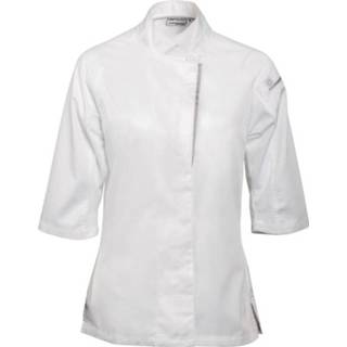 👉 Koks buis s wit XL l XS m vrouwen grijs Chef Works Verona Cool Vent dames koksbuis met -