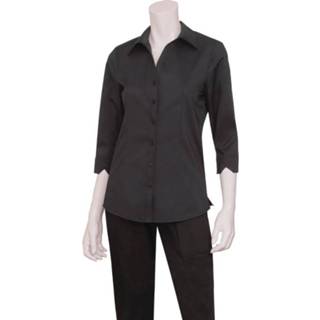 👉 Shirt XS m XL zwart s l vrouwen Uniform Works dames stretch -
