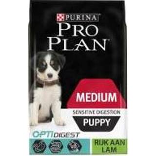 👉 Pro Plan Medium Puppy Optidigest - Lam & Rijst - Dubbelpak: 2 x 12 kg