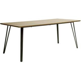 👉 Eettafel active bruin staal Eetkamertafel V-poot 240x100cm