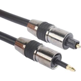 👉 Audiokabel mannen TOSLink mannetje naar 3.5mm Digitaal Optisch Audio Kabel, Lengte: 1.5 meter, OD: 5.0mm (Verguld) 6922059706310