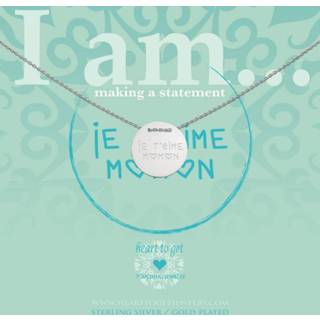 👉 Zilver I Am Collection vrouwen active Heart to get IAM437N-JTMM-S je t'aime maman ketting 8718924369401