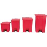 👉 Afval container rood Rubbermaid afvalcontainer 68ltr