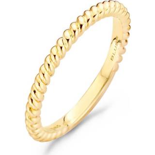 Blush gouden ring gedraaid glimmend dames geelgoud 1118YGO Gouden glimmend dames geelgoud Blush 1118YGO ring gedraaid
