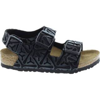 👉 Vrouwen zwart meisjes Birkenstock Milano seaweed black narrow 4054056834153