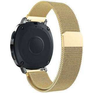 👉 Armband goud m magneetsluiting fashion Just in Case Samsung Gear Sport Milanees - voor 8718722622951
