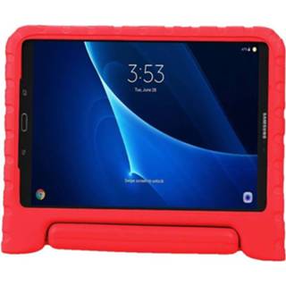 👉 Rood kids proof hoesje kinderen Samsung Galaxy Tab A 10.1 (2016) Kidscase voor 8718722309159