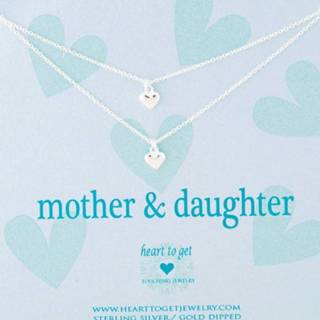 👉 Zilver active vrouwen Classic Collection Heart to get 2N16HEA11S-3 Mother & daughter ketting 8718924360422