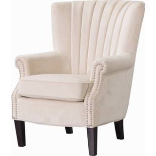 👉 Fauteuil active Scarlett Velvet Cream 78x83x101cm 5901775352804