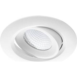 👉 Spotlight wit Noxion LED Droplet COB White IP44 6W 10V 927 Cut. Ø85mm 30° tilt. dimmable 8719157001960