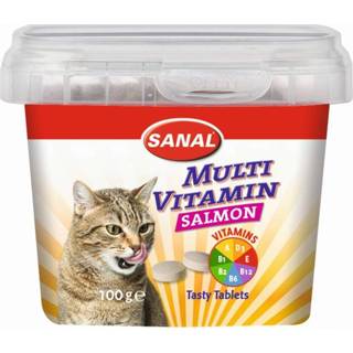 👉 Vitamine Sanal Multi Vitamin Cat Treats - Kattensnack Zalm 100 g 8711908158107
