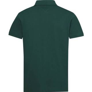 👉 Male s groen Tommy Hilfiger Polo - Solid Badge Regular