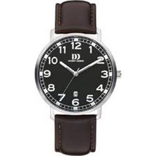 👉 Horloge roestvrijstaal zwart Danish Design 8718569034856