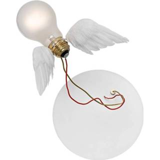 👉 Wand lamp wit Wandlamp Lucellino NT met ganzenveren vleugels