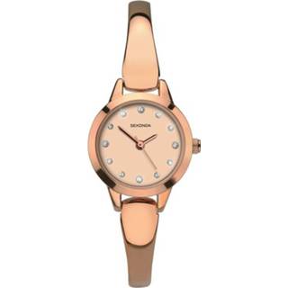 👉 Horloge rosgoudkleurig dame vrouwen Basic Slanke Dames van Sekonda