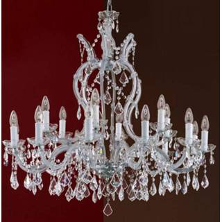 👉 Kroonluchter kristal Kristallen Maria Theresia, 18 lampen