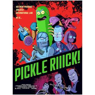 👉 Rick and Morty Pickle Print - Zavvi UK Exclusive (300 exemplaren)