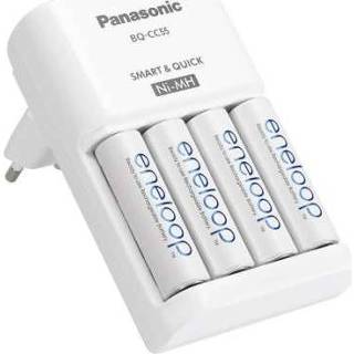 👉 Panasonic Snellader + 4 x Eneloop AA batterijen