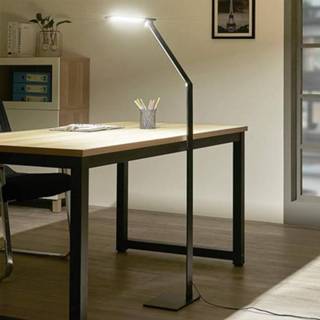 👉 Vloerlamp zwart Dimbare LED Salome, lichtkleur variabel