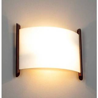 👉 Wand lamp wit gesatineerd Elegante glazen wandlamp Filippa