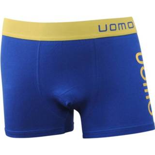 👉 Boxershort geel blauw katoen XL XXL XXXL xl|xxl|xxxl male men Uomo crazy