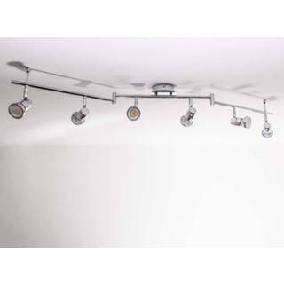 👉 Chroom Zeslamps chromen LED-plafondlamp Arminius