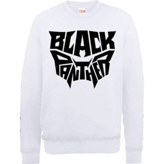 👉 Black Panther Embleem Trui - Wit - XXL - Wit