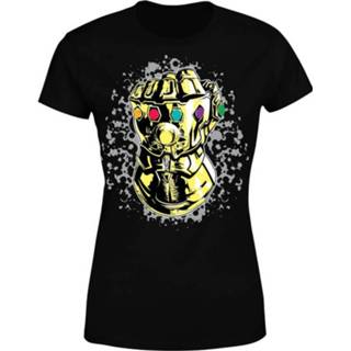 👉 Marvel Avengers Infinity War Fist Comic Dames T-shirt - Zwart - XXL - Zwart