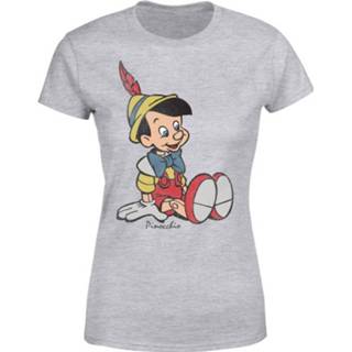 👉 Shirt t-shirts pinocchio XXL vrouwen grijs Disney Pinokkio Dames T-shirt -