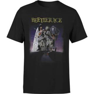 👉 Beetlejuice Distressed Poster T-Shirt - Black - XXL - Zwart