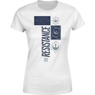 👉 Star Wars The Resistance Dames T-shirt - Wit - XXL - Wit