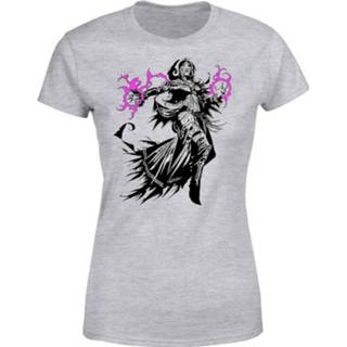 👉 Magic The Gathering Liliana Character Art Dames T-shirt - Grijs - XXL - Grijs