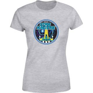 👉 Atari Star Raiders Dames T-shirt - Grijs - XL - Grijs