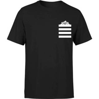 Looney Tunes Taz Stripes Pocket Print T-shirt - Zwart - XXL - Zwart