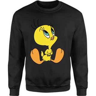 👉 Looney Tunes Tweety Sitting Trui - Zwart - XXL - Zwart