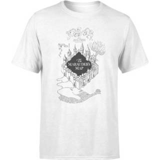 Harry Potter The Marauders Map T-shirt - Wit - XXL - Wit