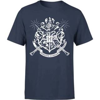 👉 Shirt blauw s male Navy Harry Potter Hogwarts T-shirt - 5056281137510