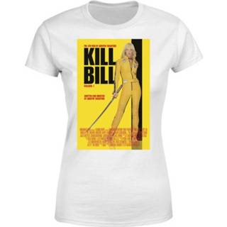 👉 Kill Bill Poster Dames T-shirt - Wit - XXL - Wit