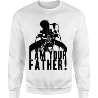 👉 Trui wit s male Star Wars Darth Vader I Am Your Father Confession - 5056104596784