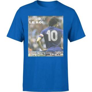 Shoot! Platini Le Roi Men's T-Shirt - Royal Blue - XXL - Royal Blue