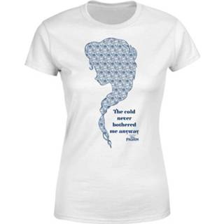 Shirt wit s vrouwen Frozen The Cold Never Bothered Me Anyway Dames T-shirt -