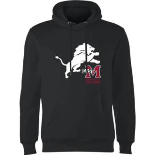 👉 East Mississippi Community College Lion and Logo Hoodie - Black - XXL - Zwart