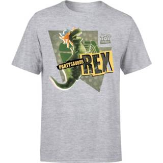 👉 Toy Story Partysaurus Rex T-shirt - Grijs - XXL - Grijs